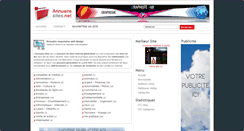 Desktop Screenshot of annuairesites.net