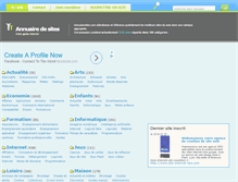 Tablet Screenshot of annuairesites.com